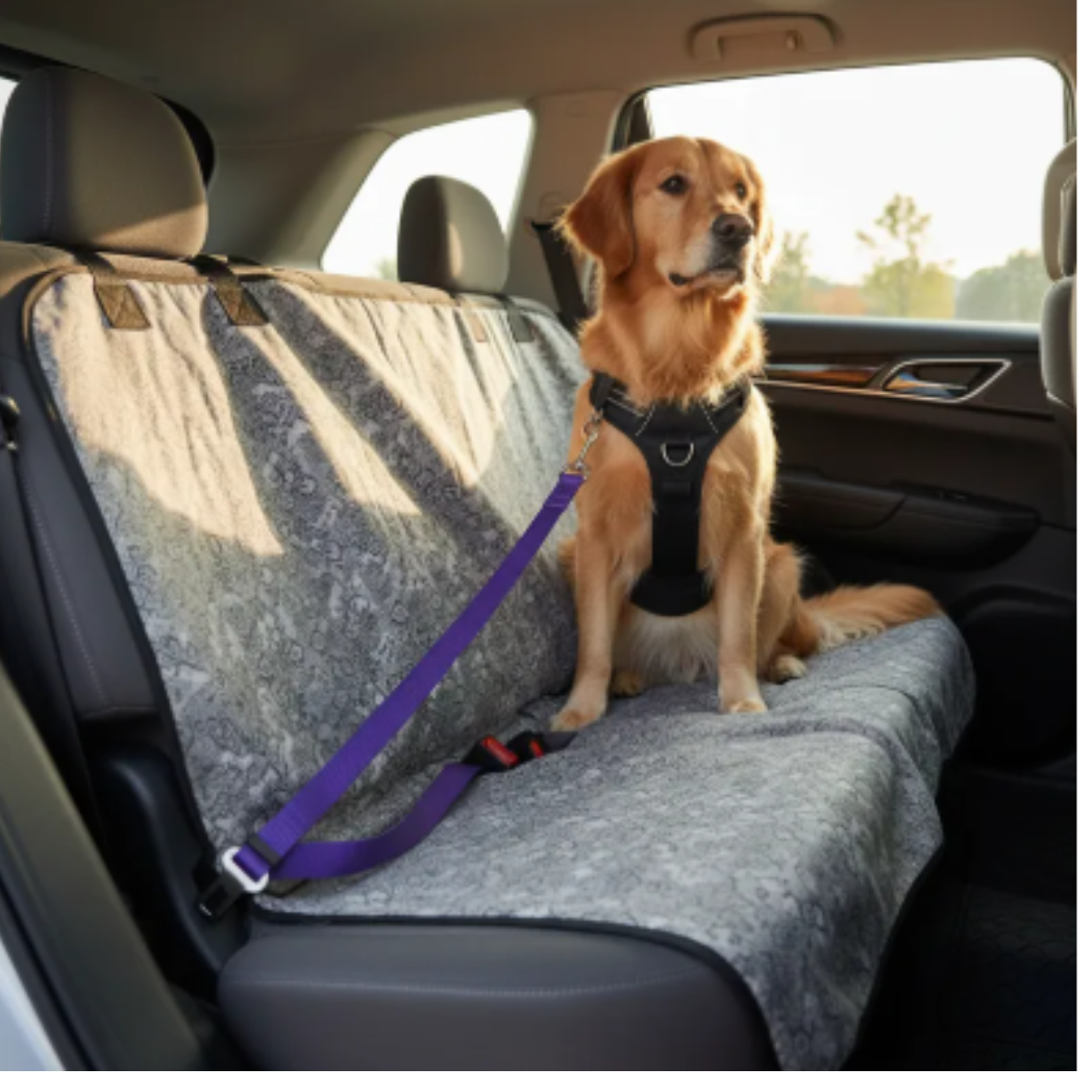 Accesorio Cinturón De Seguridad Para Mascotas Para Vehículo 55 Cm