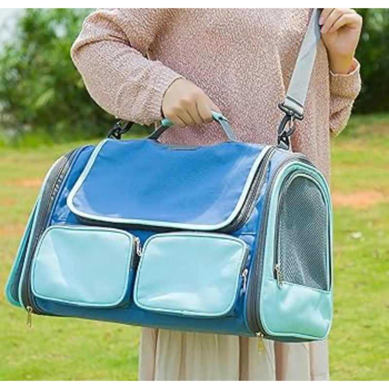 Bolso Transportador Guacal Para Mascotas 28 Cm De Alto