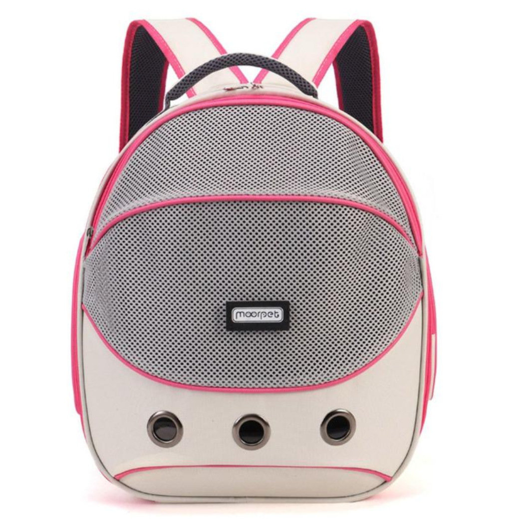 Bolso Morral Transportador Guacal Para Mascotas Moorpet