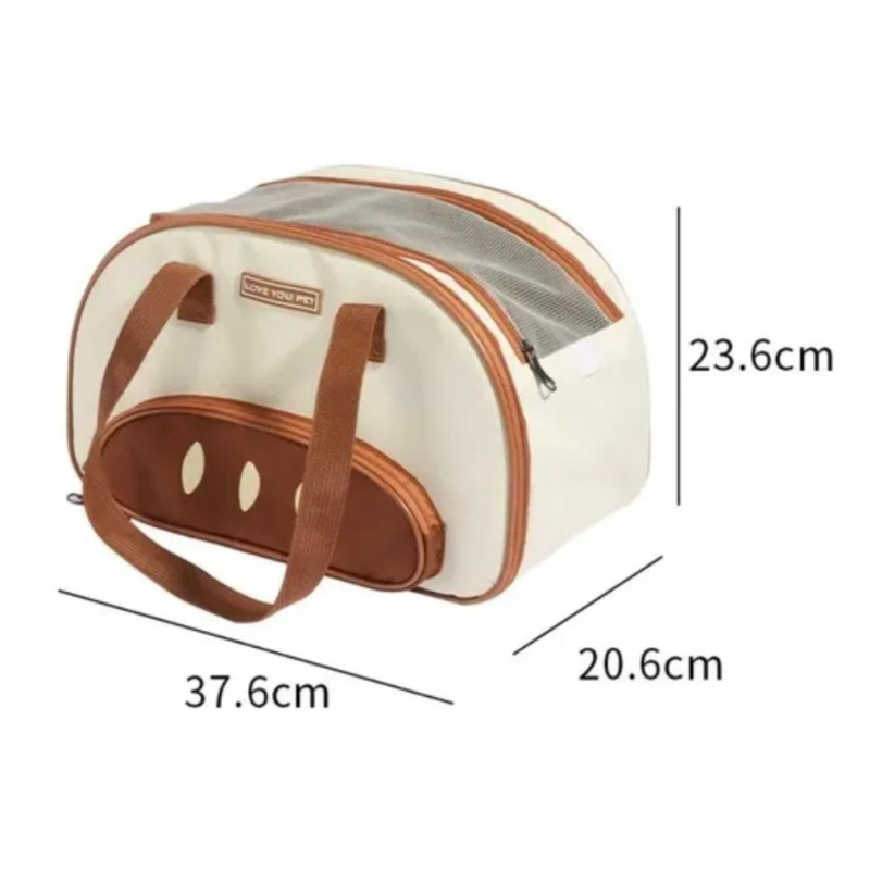 Bolso Transportador Tipo Guacal Para Mascotas Pequeñas 23 Cm De Alto