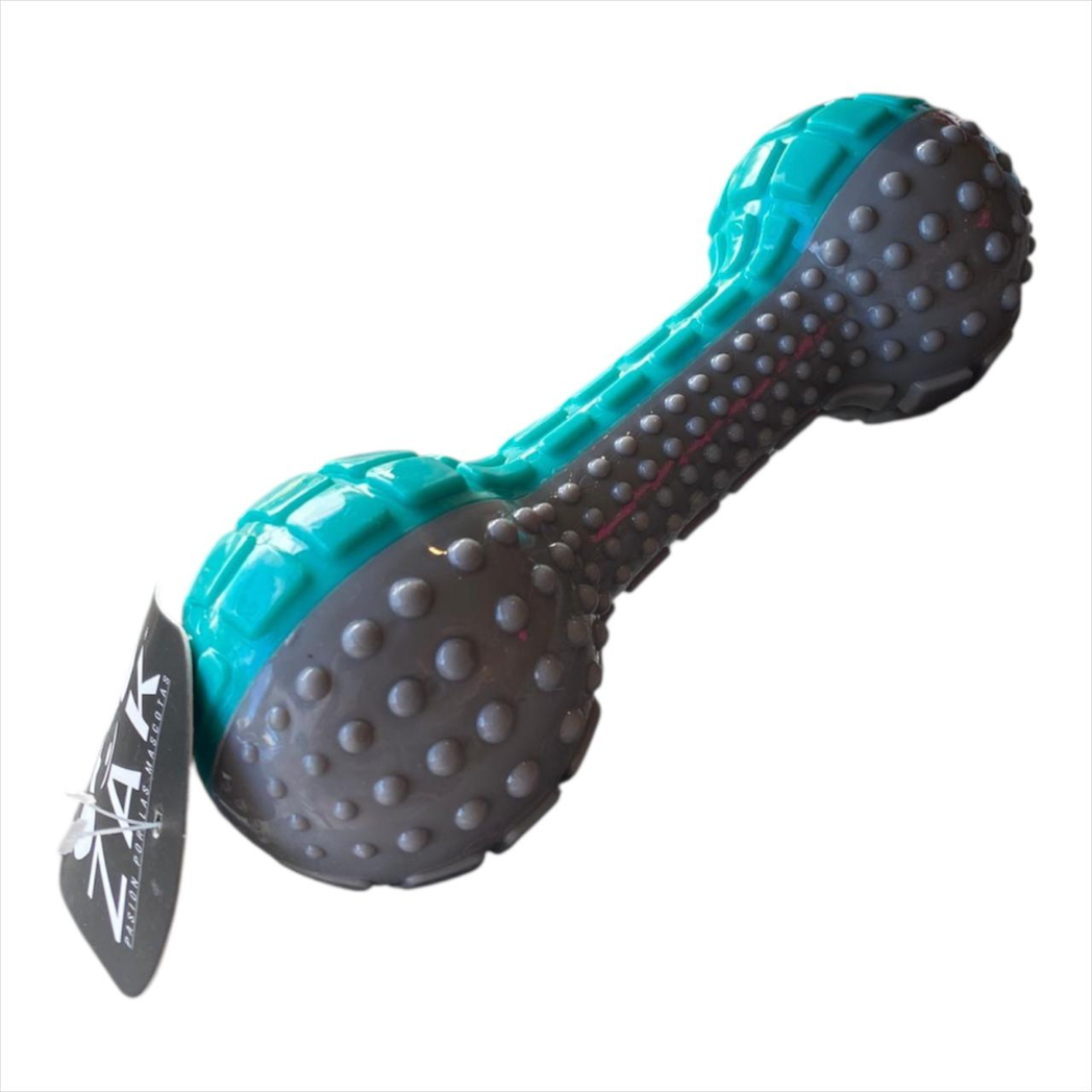 Juguete para Perro Rasca Encías En Forma De Hueso Con Relieve Y Sonido 18 Cm