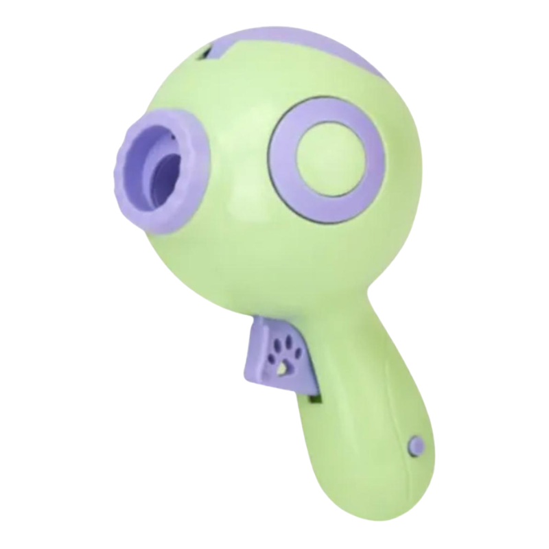 Juguete para Perro Pistola Interactiva Lanzador De Snacks Colores Surtidos