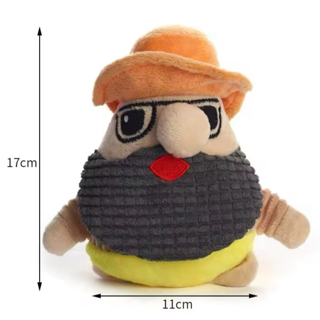 Juguete para Perro Peluche con sonido 17 cm