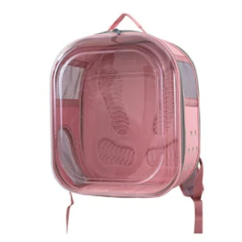 Bolso Morral Transportador Transparente para Mascotas