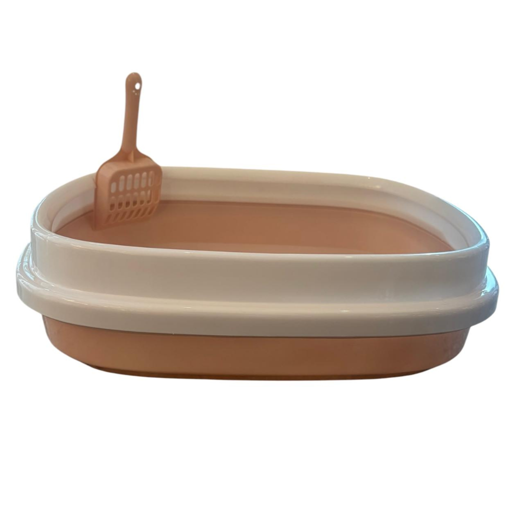 Arenero Mediano Para Gatos Con Pala 47x40x12 Cm