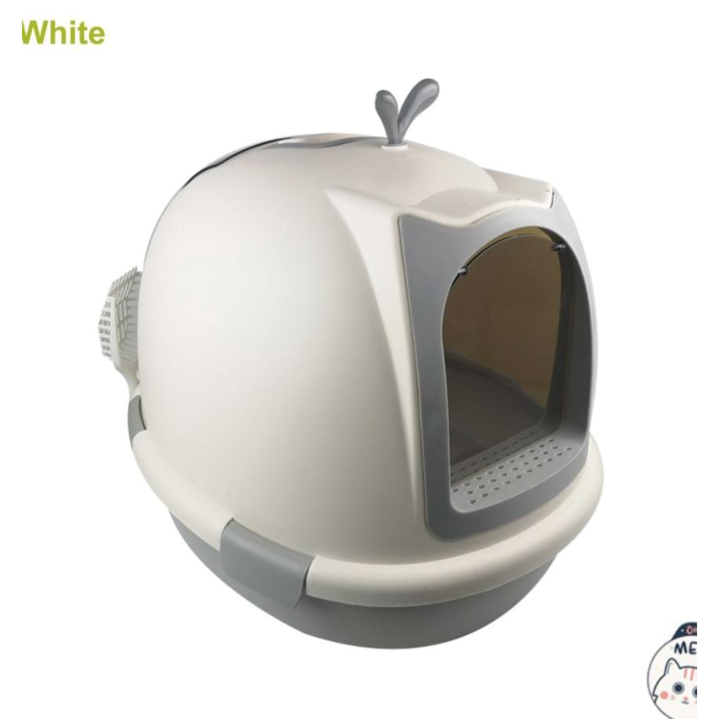 Arenero Grande Cubierto Para Gatos Con Pala 56 X 42 X 45 Cm