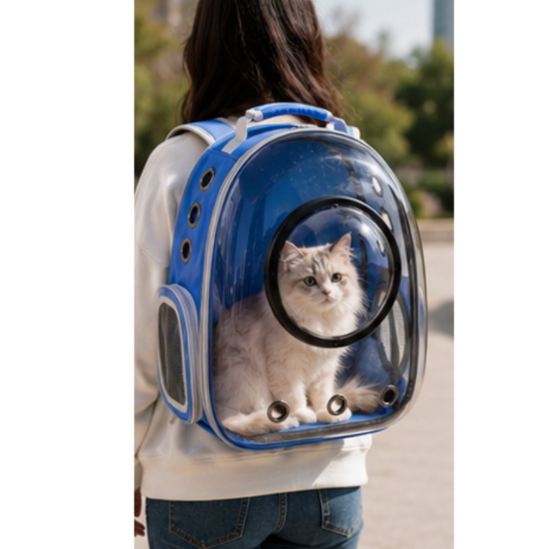 Morral Transportador Para Mascotas Astro Pet Con Burbuja Y Rejilla Intercambiables