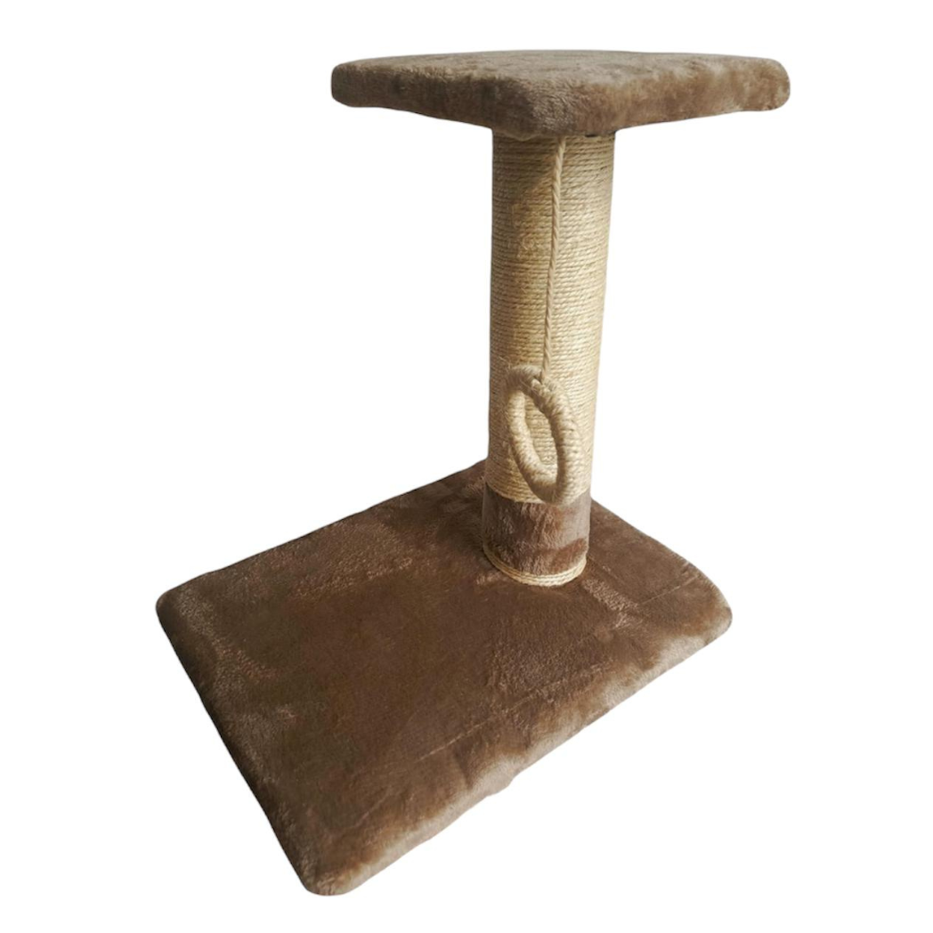 Rascador De Mesa Para Gatos Con Juguete 40x30