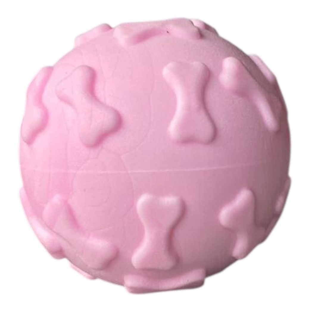Juguete para Perro  Pelota Rígida Con Relieve 7 Cm