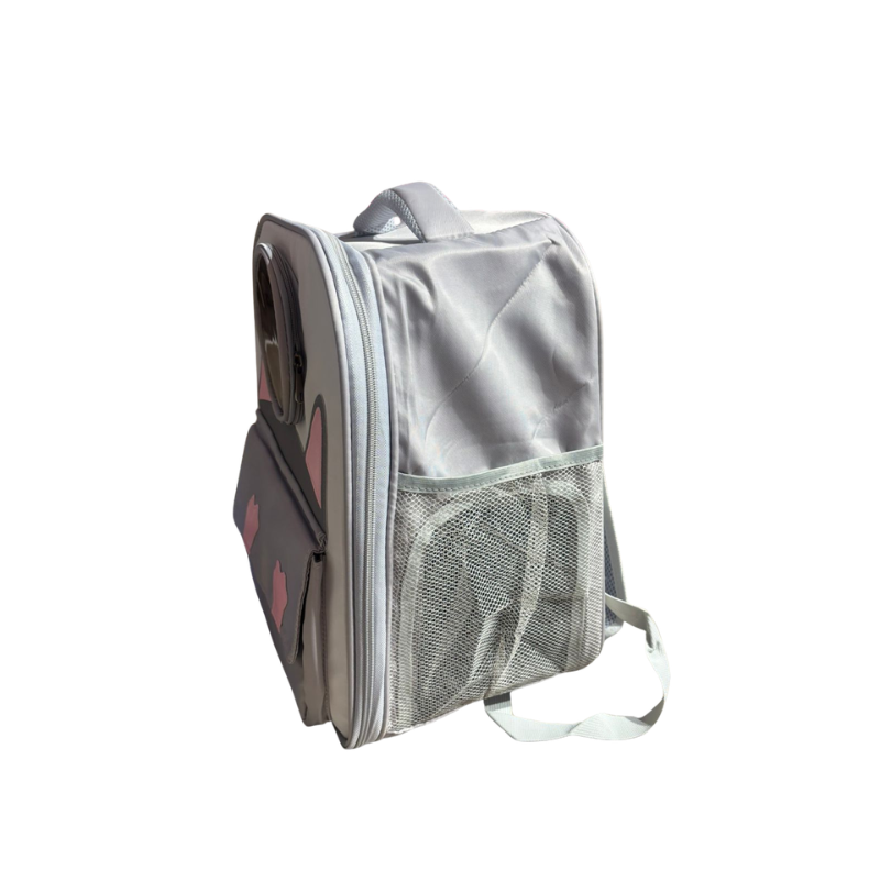 Bolso Morral Transportador Para Mascotas Con Diseño De Gato