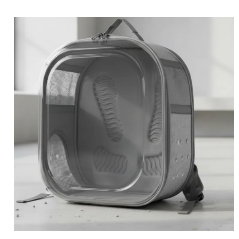 Bolso Morral Transportador Transparente para Mascotas