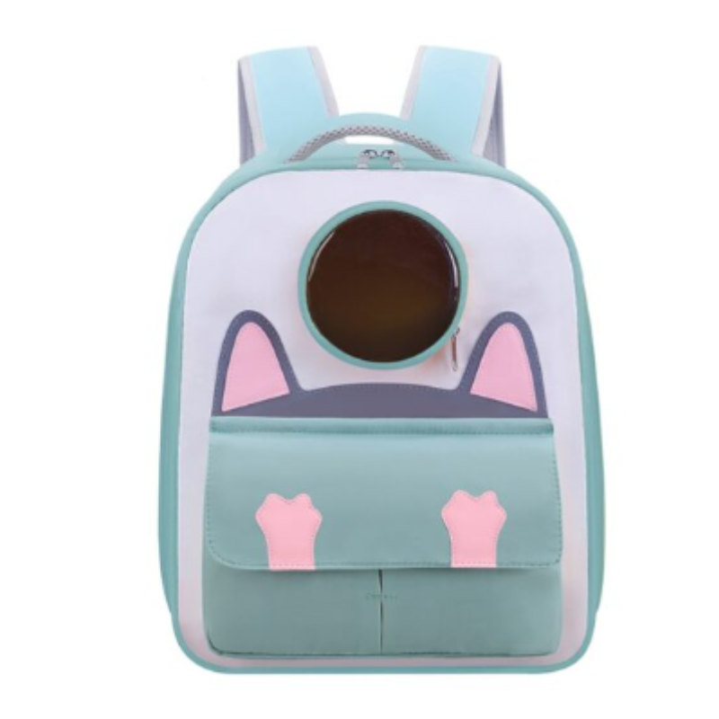 Bolso Morral Transportador Para Mascotas Con Diseño De Gato