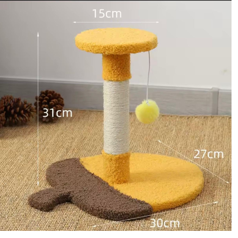 Juguete para Gato Rascador Diseño Bellota Con Sisal 31 Cm