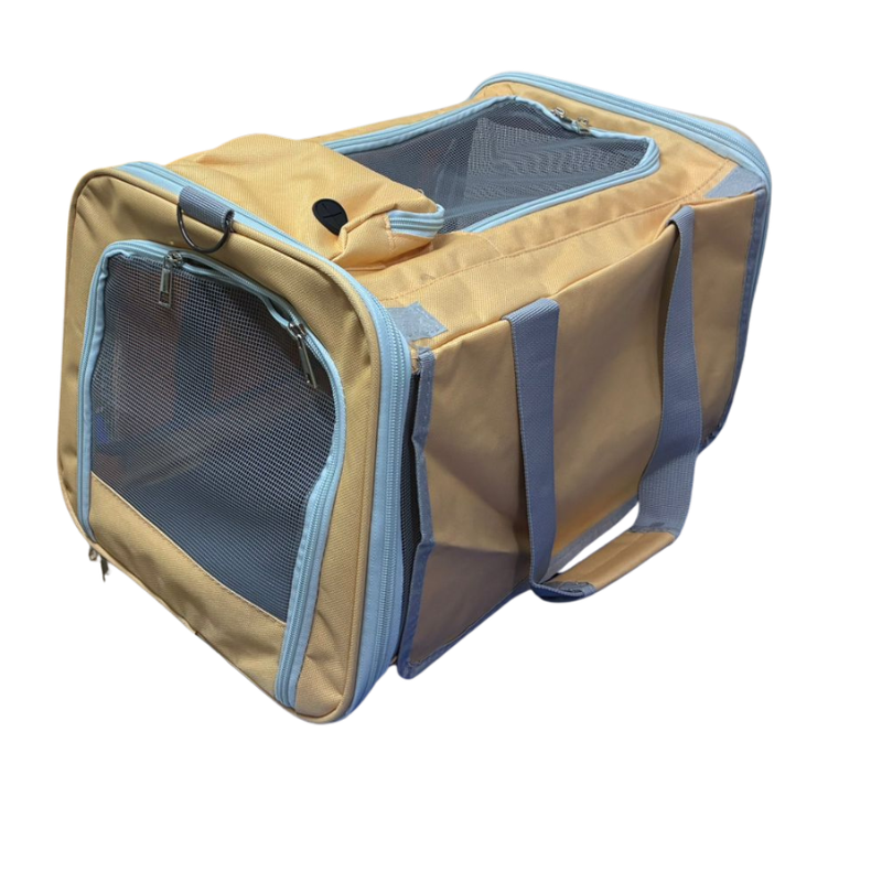 Bolso Transportador Guacal Para Mascotas Laterales En Malla