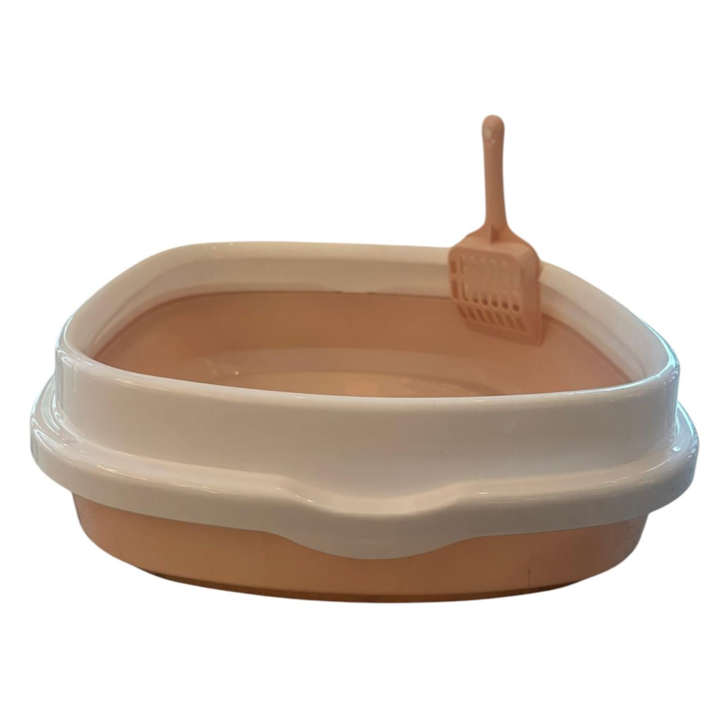 Arenero Mediano Para Gatos Con Pala 47x40x12 Cm