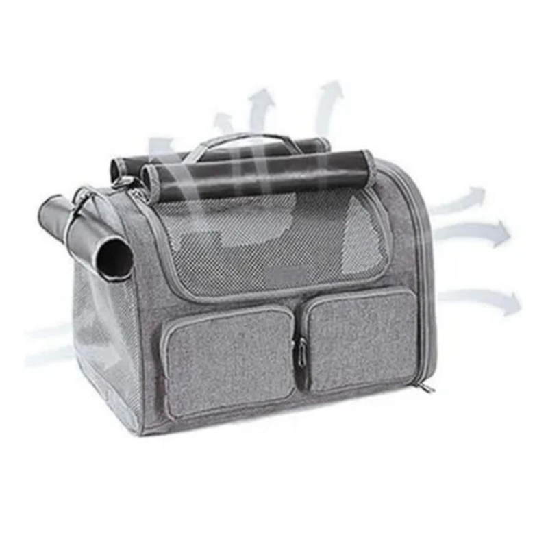 Bolso Transportador Guacal Para Mascotas 28 Cm De Alto