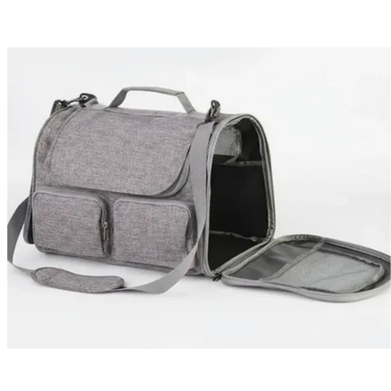 Bolso Transportador Guacal Para Mascotas 28 Cm De Alto