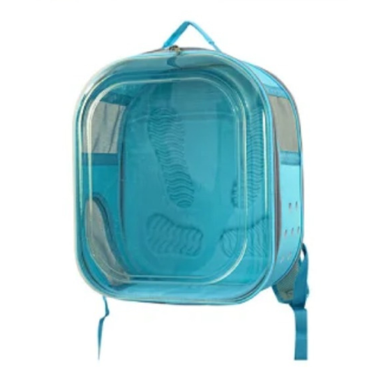 Bolso Morral Transportador Transparente para Mascotas