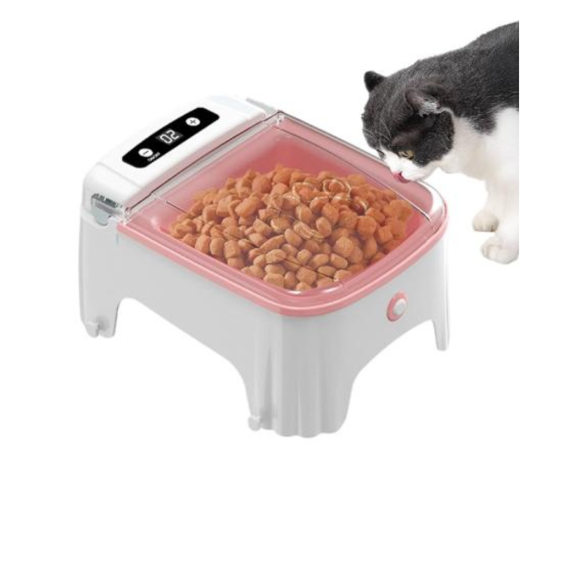 Comedero Dispensador Automático Para Mascotas Con Sensor