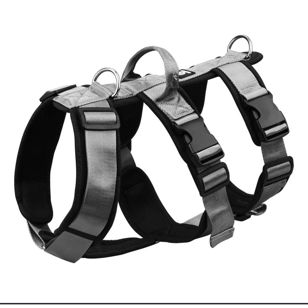 Pechera Para Perros Pequeños Y Medianos Talla S Color Gris
