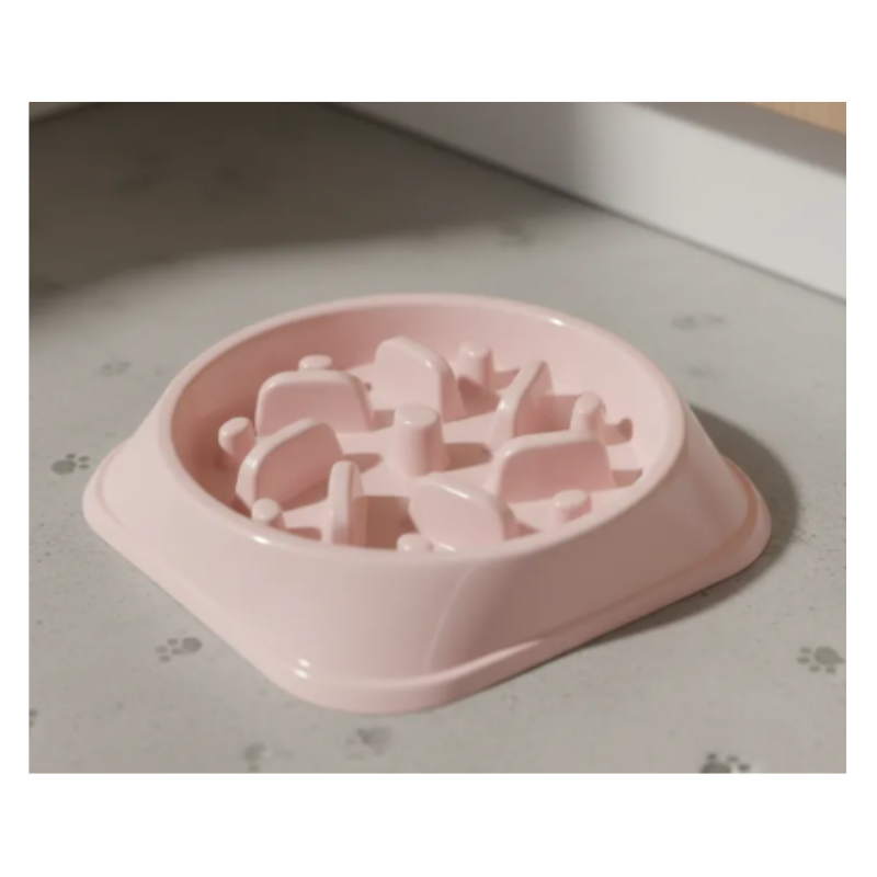 Comedero Lento Antireflujo Para Mascotas 17 Cm Diámetro