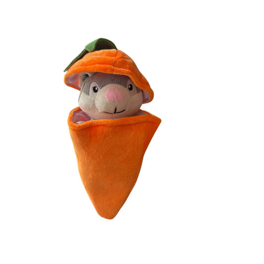 Juguete para Perro   Peluche Interactivo Conejo En Zanahoria Con Sonido – 23 Cm