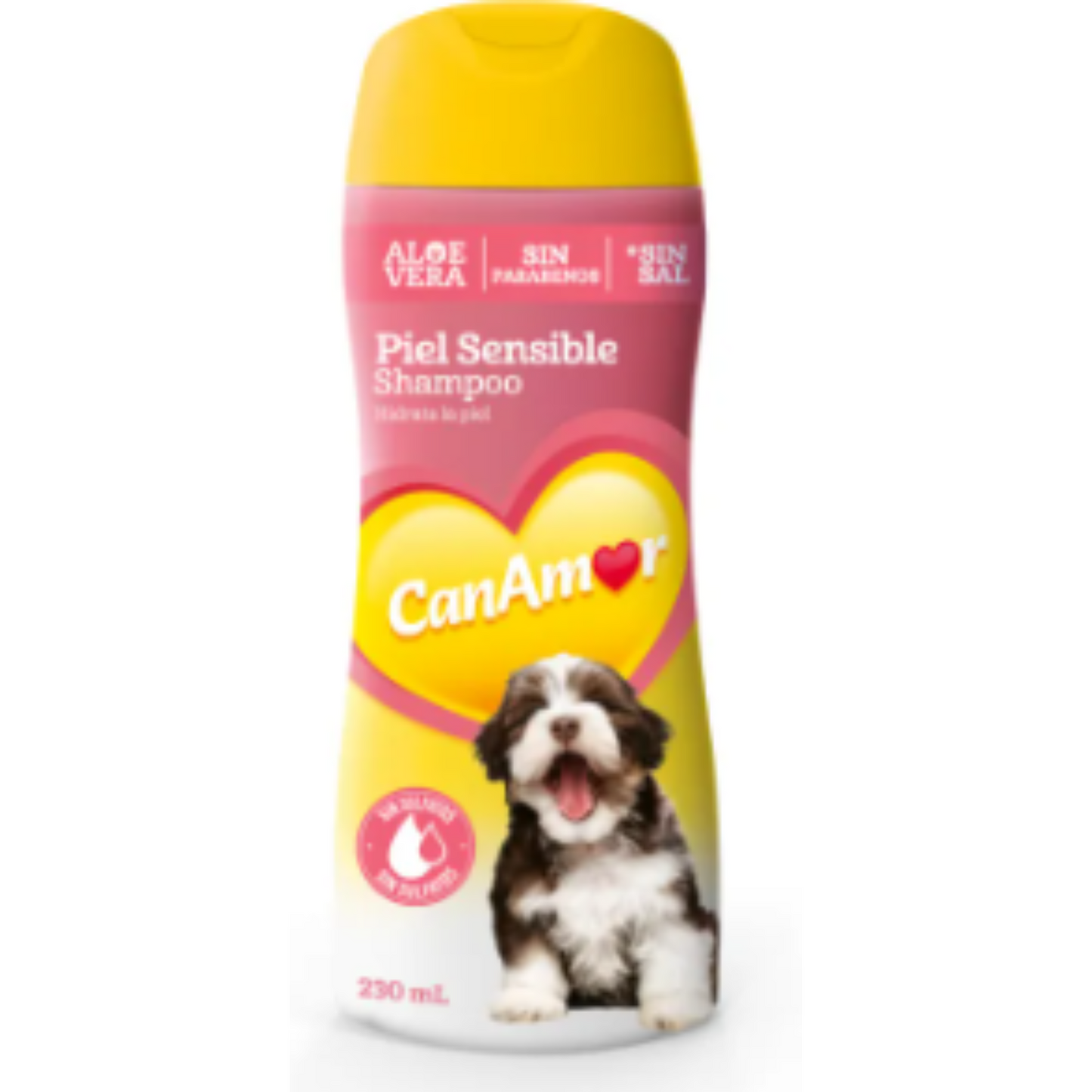 Shampoo CanAmor para Perros y Gatos 230 ml Aseo