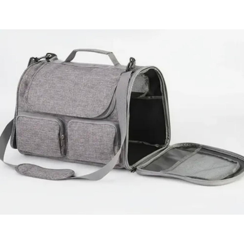 Bolso Transportador Guacal Para Mascotas 28 Cm De Alto