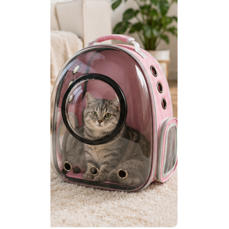 Morral Transportador Para Mascotas Astro Pet Con Burbuja Y Rejilla Intercambiables