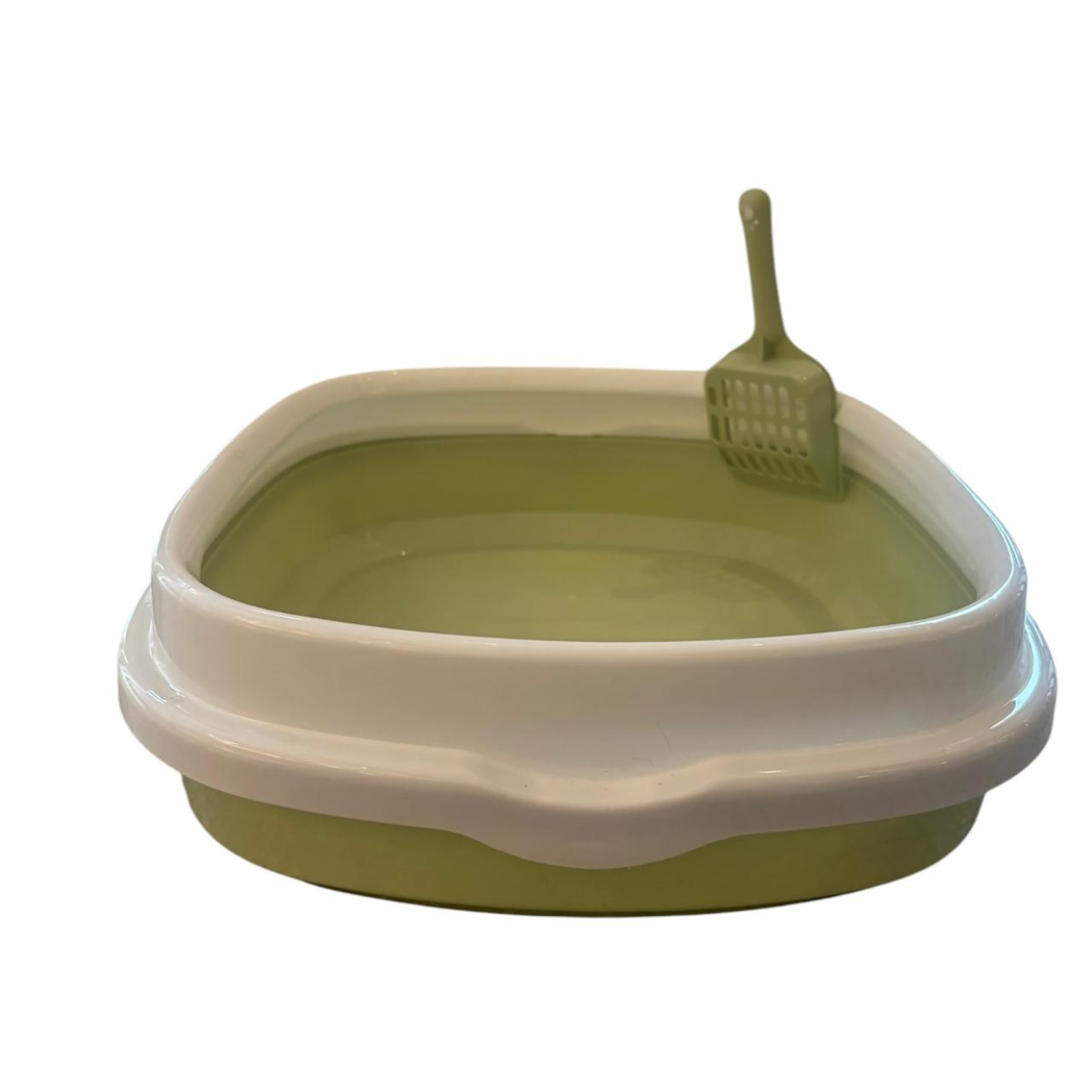 Arenero Mediano Para Gatos Con Pala 47x40x12 Cm