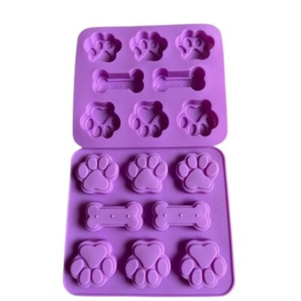 Molde de Silicona para Preparar Snacks Gallletas y Helados Varios