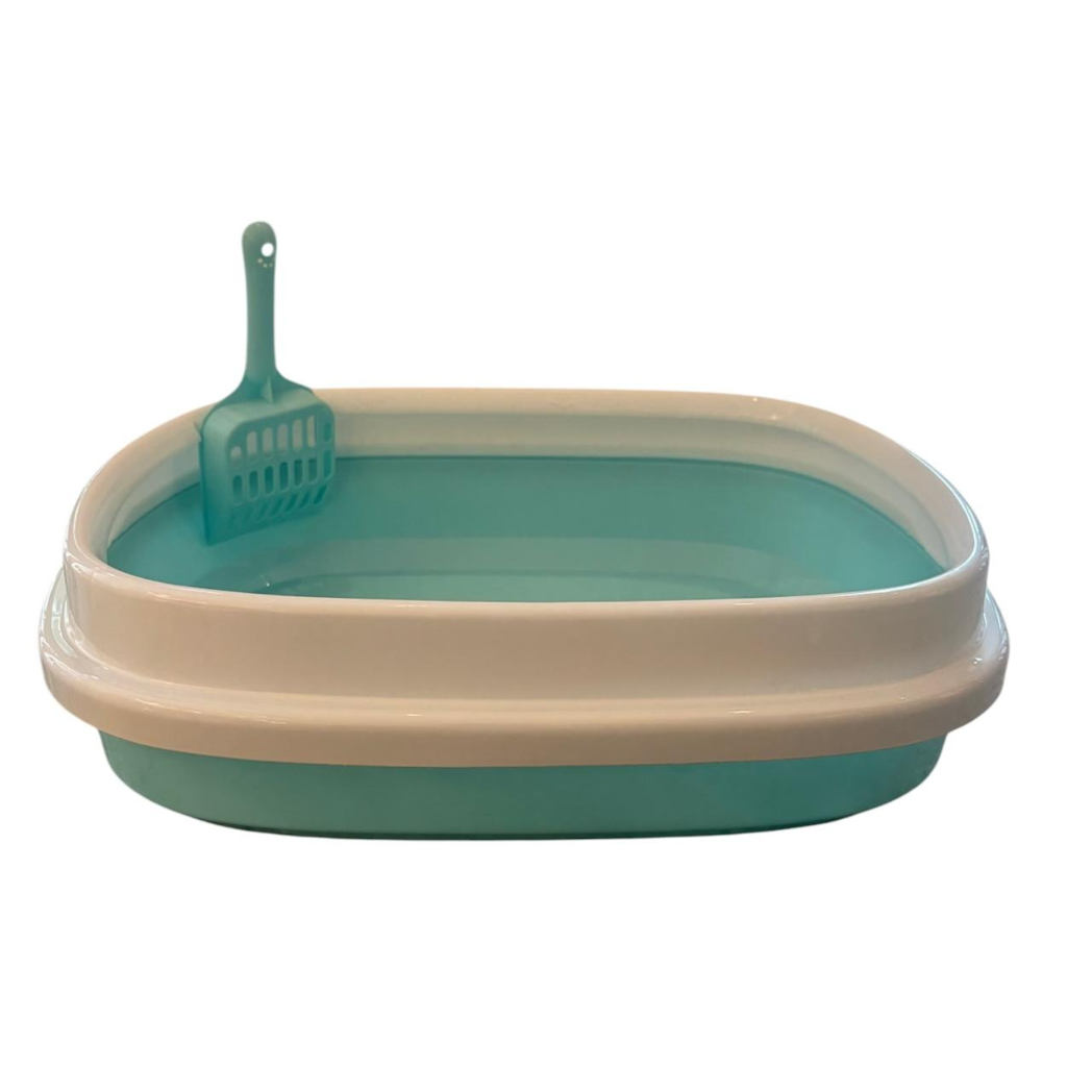 Arenero Mediano Para Gatos Con Pala 47x40x12 Cm