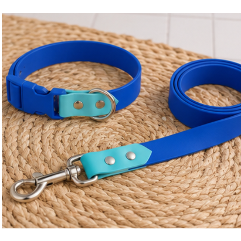 Collar + Traílla Talla M Impermeable Para Perros Medianos y Grandes