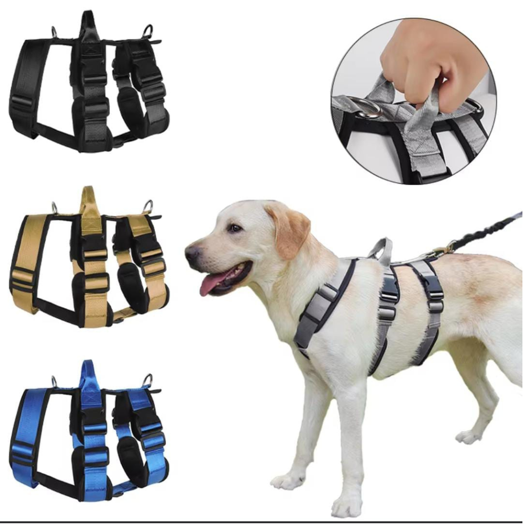Pechera Para Perros Pequeños Y Medianos Talla S Color Gris