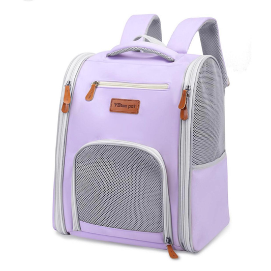 Bolso Morral Transportador Para Mascotas 40x32x26 Cm
