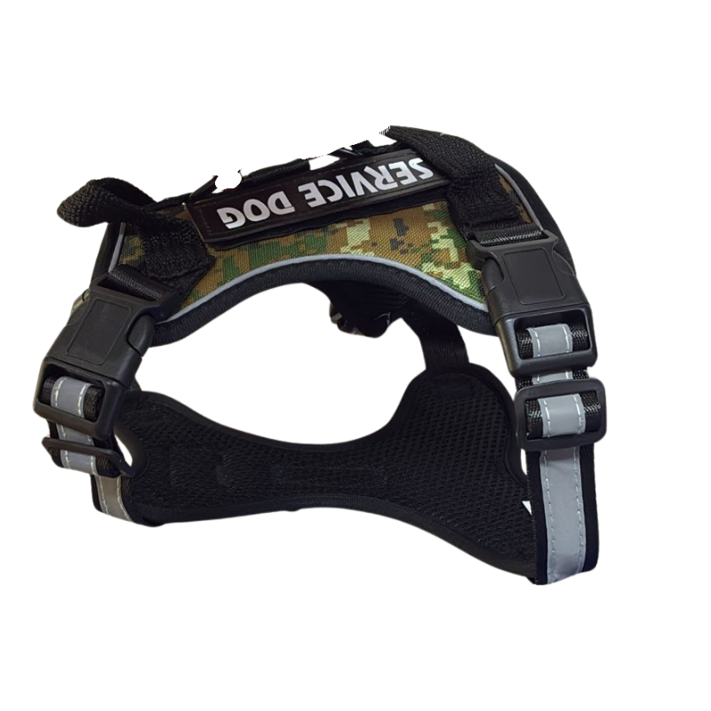 Pechera Reflectiva Tipo Service Dog Talla M Para Perros