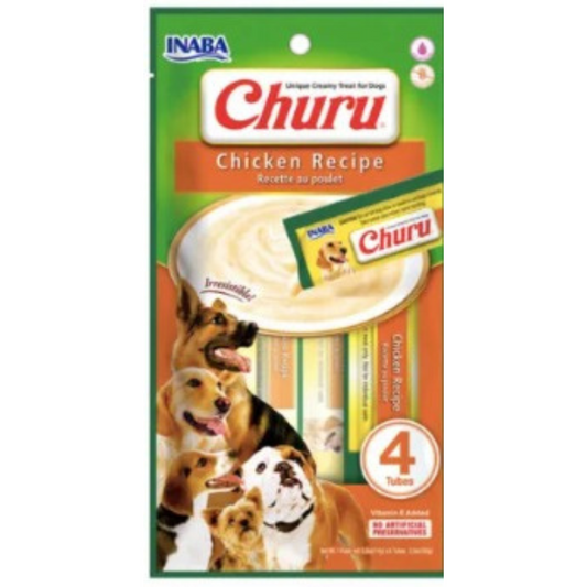 Snack Churu Perros Sabor Pollo (chicken Recipe) X 4 Unidades