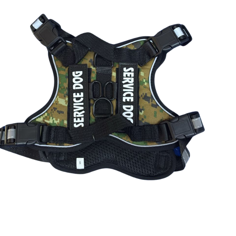 Pechera Reflectiva Tipo Service Dog Talla S Para Perros