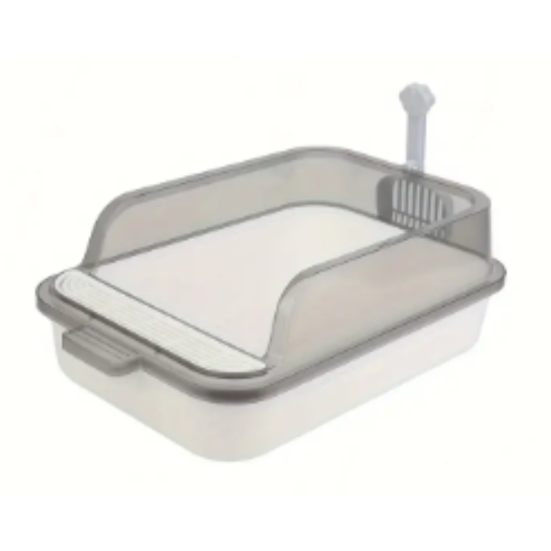 Arenero Grande Para Gato Con Dispensador De Bolsas Y Pala 34x10x52 Cm