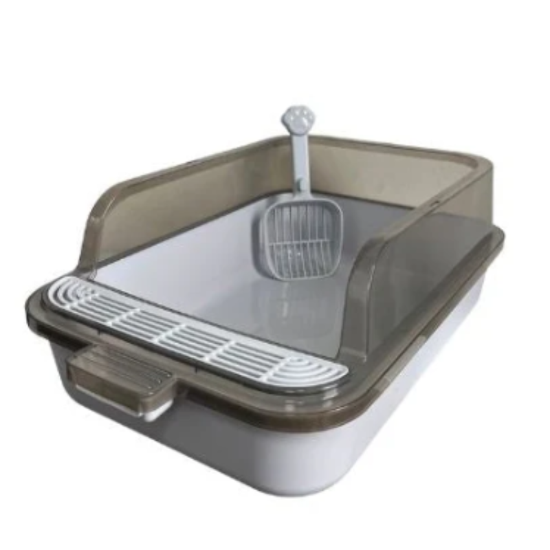 Arenero Grande Para Gato Con Dispensador De Bolsas Y Pala 34x10x52 Cm