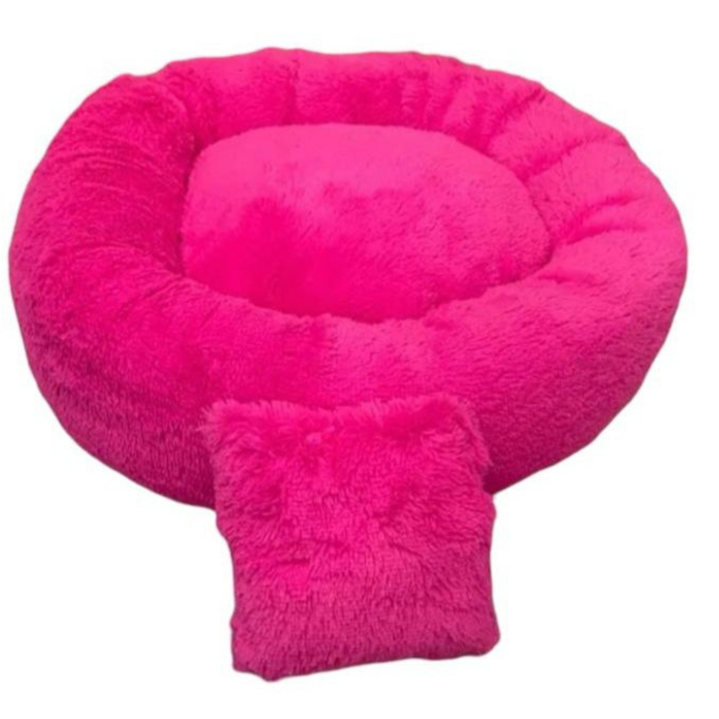 Cama Dona Fucsia Antiestrés Para Mascotas