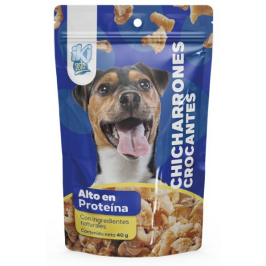 Snack para Perro Chicharrones Crocantes 40 Gr Iki Pets