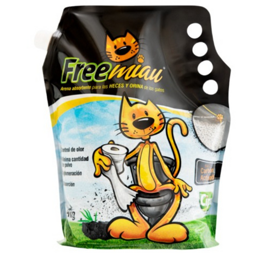 Arena Para Gatos Freemiau Carbón Activado 4 Kg