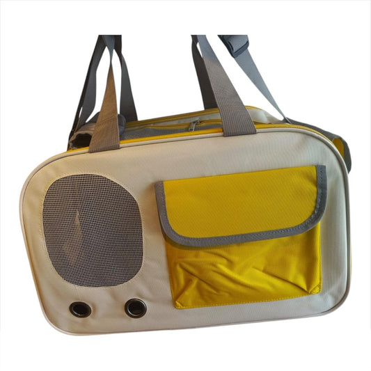 Bolso Guacal Transportador Mediano Para Mascotas 28x44x27 cm