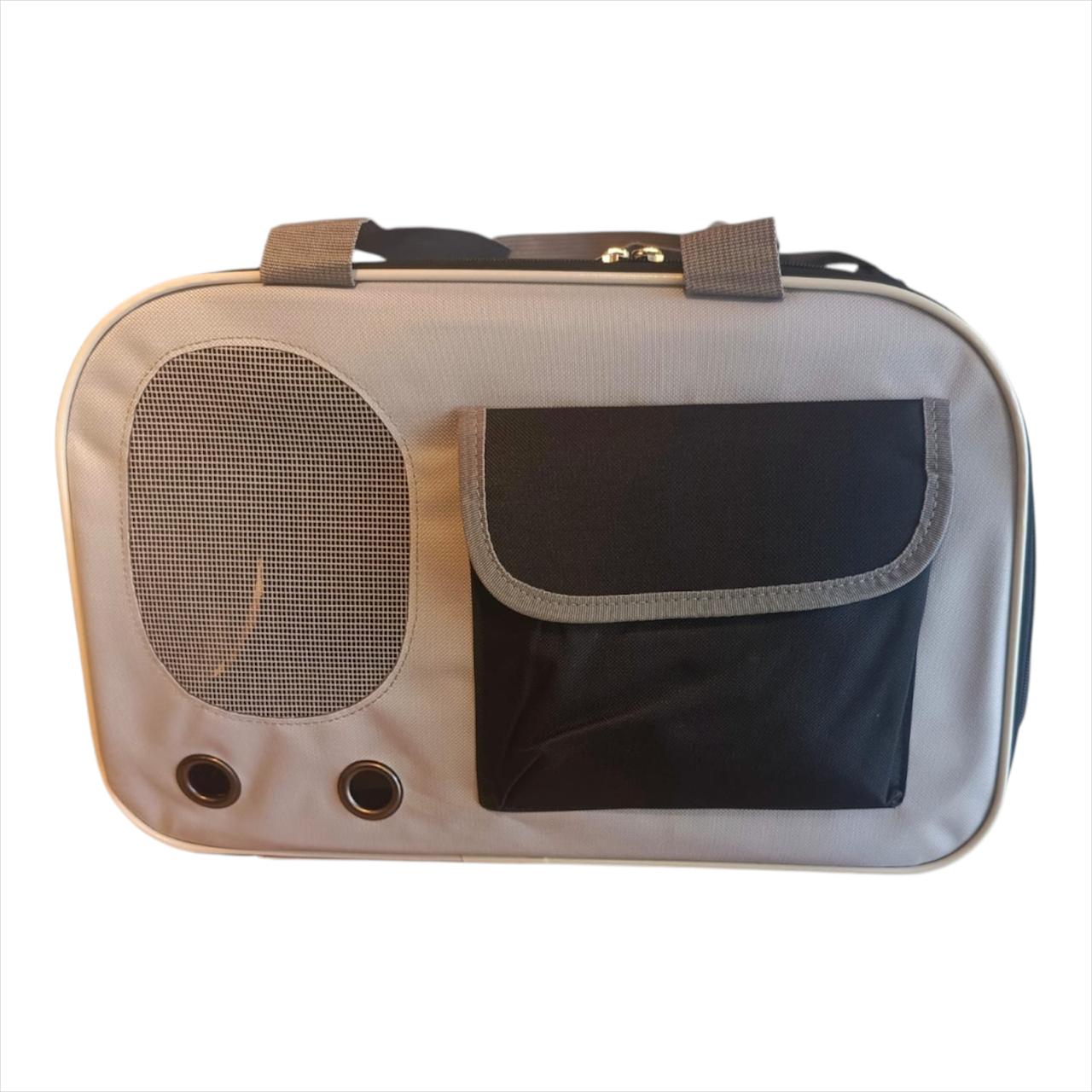 Bolso Guacal Transportador Mediano Para Mascotas 28x44x27 cm